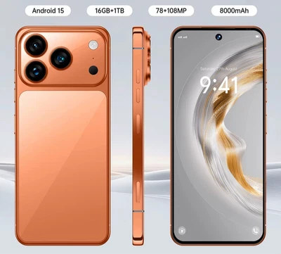 i17 ProMax Android 7.3 pollici Global Edition, dual sim,Batteria 8000mAh,face id - Immagine 1 di 4