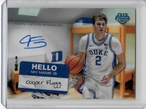 2024-25 Bowman University Chrome Cooper Flagg Campus Dorm Signatures Auto - Picture 1 of 2