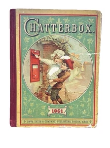 Chatterbox 1901 Antique Illustrated Children's Book edited by J Erskine Clarke - Foto 1 di 23