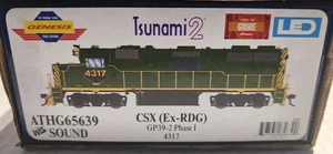 Athearn Genesis HO Scale GP39-2 Phase I Diesel CSX (Ex-RDG) #4317 DCC, Sound - Picture 1 of 5