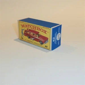 Matchbox Lesney 42b Studebaker Wagon Red E Style Repro Box - Picture 1 of 4
