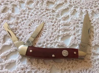 Navaja de Bolsillo Solinger Vintage Marca Boker Tree 3 Hojas, Alemania Muy Buen Estado Foto 1 de 4