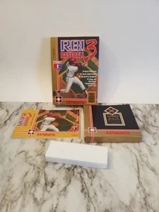 R.B.I 3 Baseball NES Box Sleeve Foam Manual (NO GAME) - Picture 1 of 12
