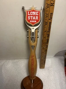 LONE STAR TEXAS COWBOY BOOT STEEL SPINNING SPURS Draft beer tap handle. TEXAS - Picture 1 of 22