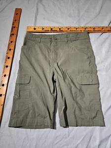Boy Scouts of America Short Youth Boys 18 Green Cargo Pockets Outdoors Preppy - Picture 1 of 12