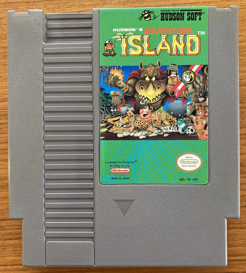 NES ~ Hudson's ADVENTURE ISLAND ~ Nintendo Game NES-T8-USA Game Cart Only NTSC - Image 1 of 4