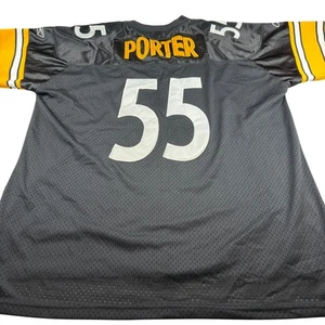 Vintage Pittsburgh Steelers Joey Porter Jersey - Size 52 - Picture 1 of 5