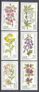 RDA 1981 Yvert 2230/35 flores MNH VF - Imagen 1 de 1