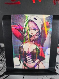 Tarjeta de arte de una pieza Perona holográfica brillo anime sexy Waifu CCG - Imagen 1 de 3