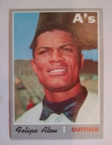 Felipe Alou 1970, de, Oakland A: tarjeta de béisbol Topps # 434, casi nueva++ - Imagen 1 de 2