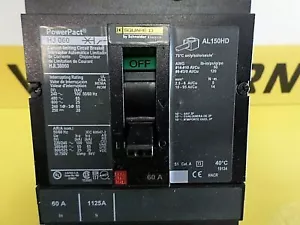 SQUARE D HJL36060 60A 3P 600V CIRCUIT BREAKER - Picture 1 of 2