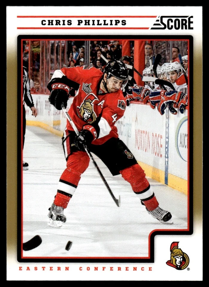 2012-13 Score Glod Rush Chris Phillips Ottawa Senators #329 - Image 1 of 2