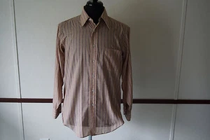 Vintage Kent Collection by Arrow Shirt sz 15 MEDIUM Sanforized USA Union Made - Picture 1 of 10