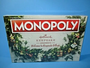 Neu Monopoly Hallmark Andenken Ornament Willkommen im Andenken Dorf Brettspiel - Bild 1 von 2