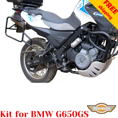 Para BMW BMW G650GS Protector de motor Portaequipajes Alforja Barras de choque Sertao Foto 1 de 4