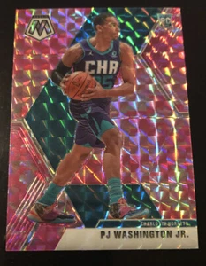 PJ Washington Jr. 2019-20 mosaico camuflaje rosa Prizm #213 novato - Imagen 1 de 2