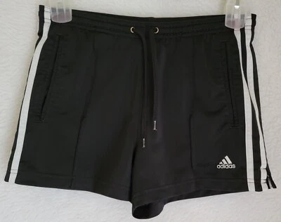 Adidas Womens Shorts Size S Small Black White - Image 1 of 4