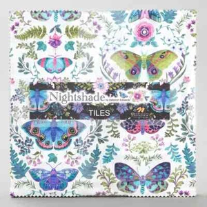 Northcott NIGHTSHADE Tiles 10" Square Layer Cake Quilt Fabric 42 Pieces - Picture 1 of 2