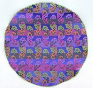 Lord R Colton Masterworks Pocket Round Portofino Purple Silk $75 Retail New - Picture 1 of 2