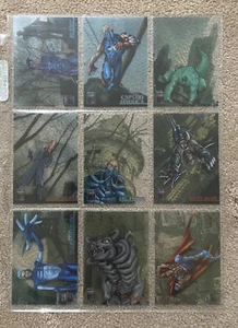 1997 MARVEL PREMIUM QFX 9 Card Heroes Reformed PHOTOGRAPHIX CHASE SET - Picture 1 of 20