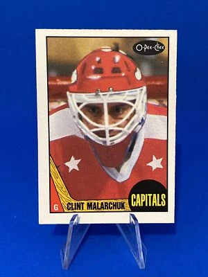 1987-88 O-Pee-Chee Clint Malarchuk Card #256 Washington Capitals Goalie Card - Image 1 of 4