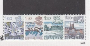SUIZA (MK7783) # 717-720 VF-MNH 1-1.5fr 1982-86 4 SIGNOS DEL ZODIACO - Imagen 1 de 1