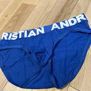 (LAST ONE) ALMOST NAKED BAMBOO BRIEF, ROYAL BLUE, ANDREW CHRISTIAN - Picture 1 of 5