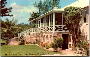 Postcard UK Bermuda Somerset The Irish Linen Shop - Foto 1 di 2