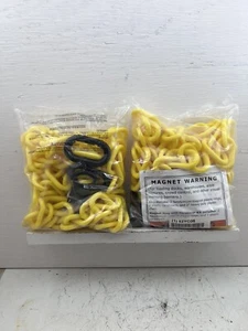 Mr. Chain 72302-6 Plastic Chain,10",10 Ft. L,Yellow,Pk2 - Picture 1 of 2