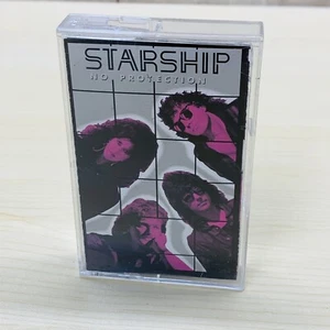 Starship - No Protection 1987 Cassette Tape - Jefferson Starship - Grace Slick - Picture 1 of 8