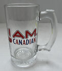 MOLSON CANADIAN "I Am Canadian"  Glass Beer Mug 5.5” Tall 2.75 D Holds 12 Oz