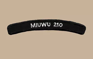 US Navy Mobile Inshore Undersea Warfare Unit 210 MIUWU UIM Rocker Tab - Picture 1 of 1