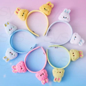 NewJeans Bunini Official Authentic Goods Plush Hair Band + Tracking Number - Picture 1 of 12