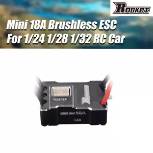 Rocket 18A Brushless ESC for Kyosho Atomic 1/24 1/28 1/32 RC Mini-Z Drift Car - Picture 1 of 4