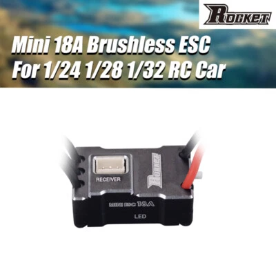 Rocket 18A Brushless ESC for Kyosho Atomic 1/24 1/28 1/32 RC Mini-Z Drift Car - Image 1 of 4