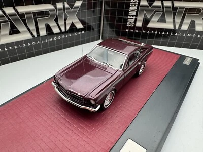 Matrix 1/43 Ford Mustang Shorty 1964 Red Met #382 - Image 1 of 4