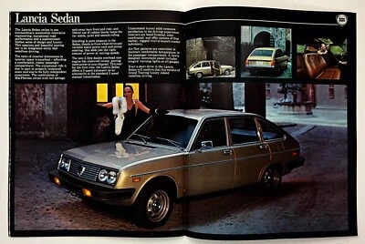 Lancia Fiat 1979 auto auto cupé sedán vintage concesionario ventas folleto promocional Foto 1 de 4