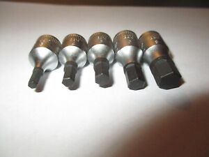 Stahlwille Tools NEW VTG 5 INHEX 1/4" Dr (METRIC HEX SOCKETS) - NEW GERMANY