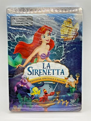 NEW Sealed DISNEY DVD Steelbook - THE LITTLE MERMAID Foto 1 de 3