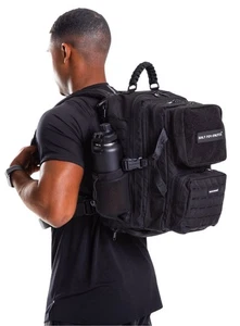 Built For Athletes Pro Fitnessrucksack 25L wasserdichte Fächer schwarz Tasche - Bild 1 von 16