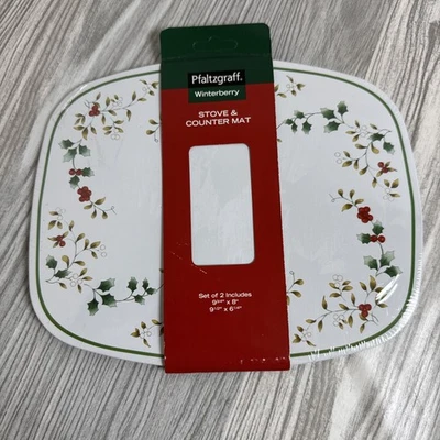 Juego de 2 estufas y mostradores Pfaltzgraff Winterberry juego de tapetes trivet Foto 1 de 4