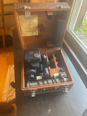 WWII U.S. Army Air Forces Sextant Type A-10A (1943) by AMSCO – Complete w/ Case - Image 1 of 4