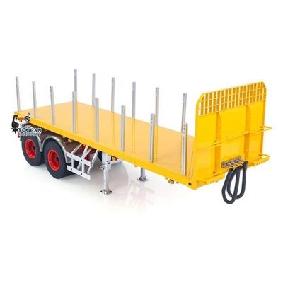 Remolque semimetálico LESU 1/14 20 FT acabado para hágalo usted mismo RC tractor camión vehículo coche Foto 1 de 4