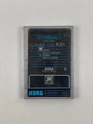 KORG DDC-D01 Cymbal 1 Card ROM for DDD-1, DDD-5 Drum Machine - Image 1 of 3