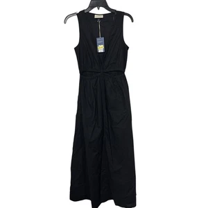 Universal Thread Damen Maxi Cutout Kleid Größe XS Schwarz Ärmellos Strand Reise - Bild 1 von 11
