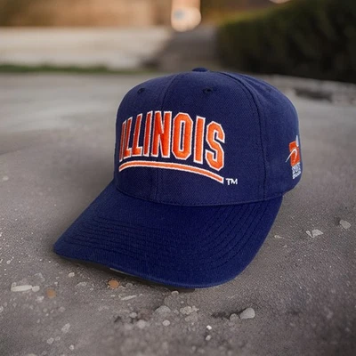 Vintage Sports Specialties Illinois Fighting Illini Wool SnapBack Hat Blue - Image 1 of 4