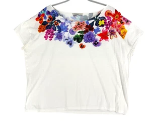 Camiseta informal manga corta cuello redondo Desigual para mujer talla L - Imagen 1 de 7