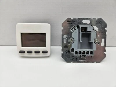 Berker Rollo Tec Schaltuhr Komfort Modul 2 polarweiß + Einsatz Jalousiesteuerung - Bild 1 von 4