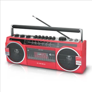 Retro Cassette Radio Player MP3 & Recorder AM/FM/SW Portable Boombox Speaker - Picture 1 of 15