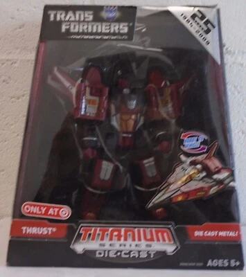 Transformers Titanium Series Die-Cast Thrust Jet Universe 25th Target SEALED - Image 1 of 2